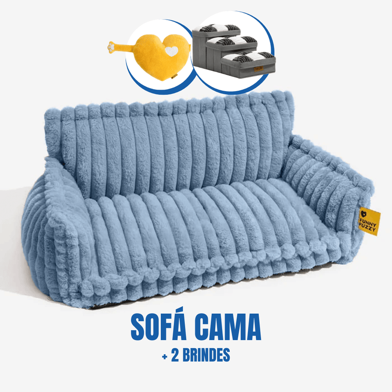 Cama Sofá Pet Ortopédica + ALMOFADA E  ESCADINHA BRINDE